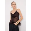 Trendyol Milla ženska bluza Tpraw26Bz00056, braon