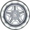 Globber Svetleča kolesa 121mm SET (White)