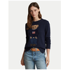 Polo Ralph Lauren Pulover  bež / mornarska / rjava / rdeča