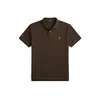 Polo Ralph Lauren Majica temno rjava / svetlo rumena