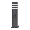 Spoljašnja lampa TEKSAS sa utičnicom 1xE27/20W/230V, 44 cm, IP44, antracit