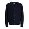 JACK & JONES Pletena jopa JJSAGE nočno modra