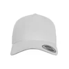 5-panel curved classic snapback white