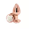 Gold-white rose med plug