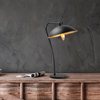 Opviq Stona lampa E14 Socket, Crno-Zlatna
