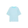 Pull&Bear Majica nebeško modra / svetlo roza