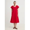 Tommy Hilfiger Poletna obleka WW0WW44667 Rdeča Relaxed Fit