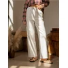 Sinsay - Wide leg farmerke - belo