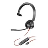 Slušalke za klicni center HP Poly Blackwire C3310 z USB-C povezavo in ergonomskim dizajnom - črne