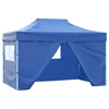 Vidaxl Zabavni šotor Modra 291 x 431 x 315 cm Oxford tkanina