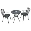 Gardenson Set Za Balkon Rhodos, Barva Grafita, 3-Delni