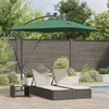 Suncobran Zelena 249 x 249 x 250 cm Poliester i aluminij