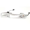 OEM Kristalni clear glass migavci sa maglenkama VW Golf 3, Hrom