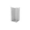 Mexen Pretoria nihajna tuš kabina 90 x 90 cm, prosojna, kromirana - 852-090-090-01-00
