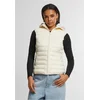 Womens ultra-light quilted vest cream