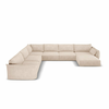 Bež kotni kavč (levi kot) Vanda - Mazzini Sofas