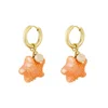 Cala Rose Uhani OCEAN STAR oranžna