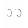 Cala Rose Uhani BRAIDED HOOPS srebrna