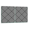 shumee Steklena deska za rezanje, krožnik 2x40x52, vzorci