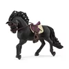 Schleich Žrebec Pura Raza Espanola Stallion s sedlom in uzdo