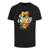 Mister Tee Majica Delicious Peaches temno zelena/temno oranžna/črna/bela