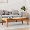 Vidaxl Klubska miza Max Rjav 110 x 50 x 30 cm Masivno borovo les