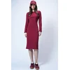 Trend Alacati Stili Ženska haljina Alc-X14774, Bordo