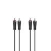 HAMA avdio kabel, 2 RCA vtiča – 2 RCA vtiča, 1,5 m