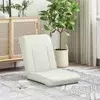 vidaXL Tlorisni stol Bela 50 x 73 x 60 cm Umjetno usnje