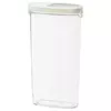 IKEA 365+ Kutija za suvu hranu s poklopcem, providno/bela, 2.3 l