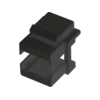 shumee Keystone montažni adapter za SC simplex/LC duplex adapter, črn ALANTEC
