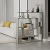 HANAH HOME Polica za knjige Labirent Ash Green