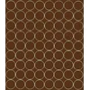 shumee Nalepke okrogle oblike 5 cm okrogle nalepke pikice 72 kosov mat rjave barve