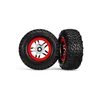 Traxxas kolo 2.2/3.0, disk SCT Split-Spoke srebrno-rdeč, pnevmatika SCT S1 (2)