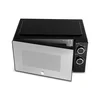 Mikrovalovna pečica mehanska z odmrzovanjem Black Silver 20L 55401