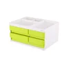 STONI ORGANIZER OD ABS PLASTIKE, 4 FIOKE, 3 ODELJKA - ZELENI