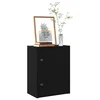 Regal za knjige crni hrasta 40x24x52 cm od konstruiranog drva