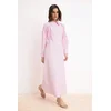 Trendyol Modest Ženska haljina Tctss26Eb00094, Roze
