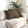Jastučići za sofu 2 pcs Smeđa 70 x 50 cm tkanina