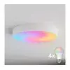 Brilagi - LED RGBW prigušiva plafonska svetiljka CLARE 4xE27/9W/230V Wi-Fi bela