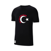 NIKE Funkcionalna majica rdeča/črna/bela