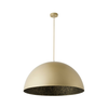 Luster na sajli SFERA 1xE27/60W/230V, prečnik 35 cm, zlatna/crna