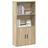 Regal za knjige boja hrasta 60x24x120 cm od konstruiranog drva