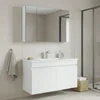 HANAH HOME Kupatilski ormarić sa umivaonikom i ogledalom (2 komada) Tivoli 100 697