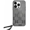 Karl Lagerfeld KLHCP15XHKDPNSK iPhone 15 Pro Max 6.7 black hardcase IML Mono KL Pattern Cord (KLHCP15XHKDPNSK)