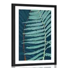 Plakat s paspartujem čudovita praprot - 20x30 black