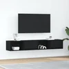 TV ormarići 2 kom crni hrast 80x31x25,5 cm konstruiranog drva