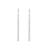 ELLI Uhani  srebrna / transparentna