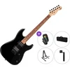 PSD Guitars SPS-100 SET 2 Black Električna kitara