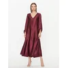 Dixie Cocktail obleka A782Z037 Bordo rdeča Relaxed Fit
